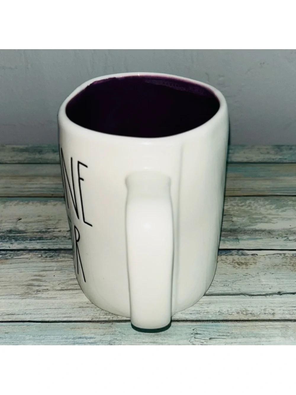 Rae Dunn Mug ‘Fortune Teller’ Purple Inside